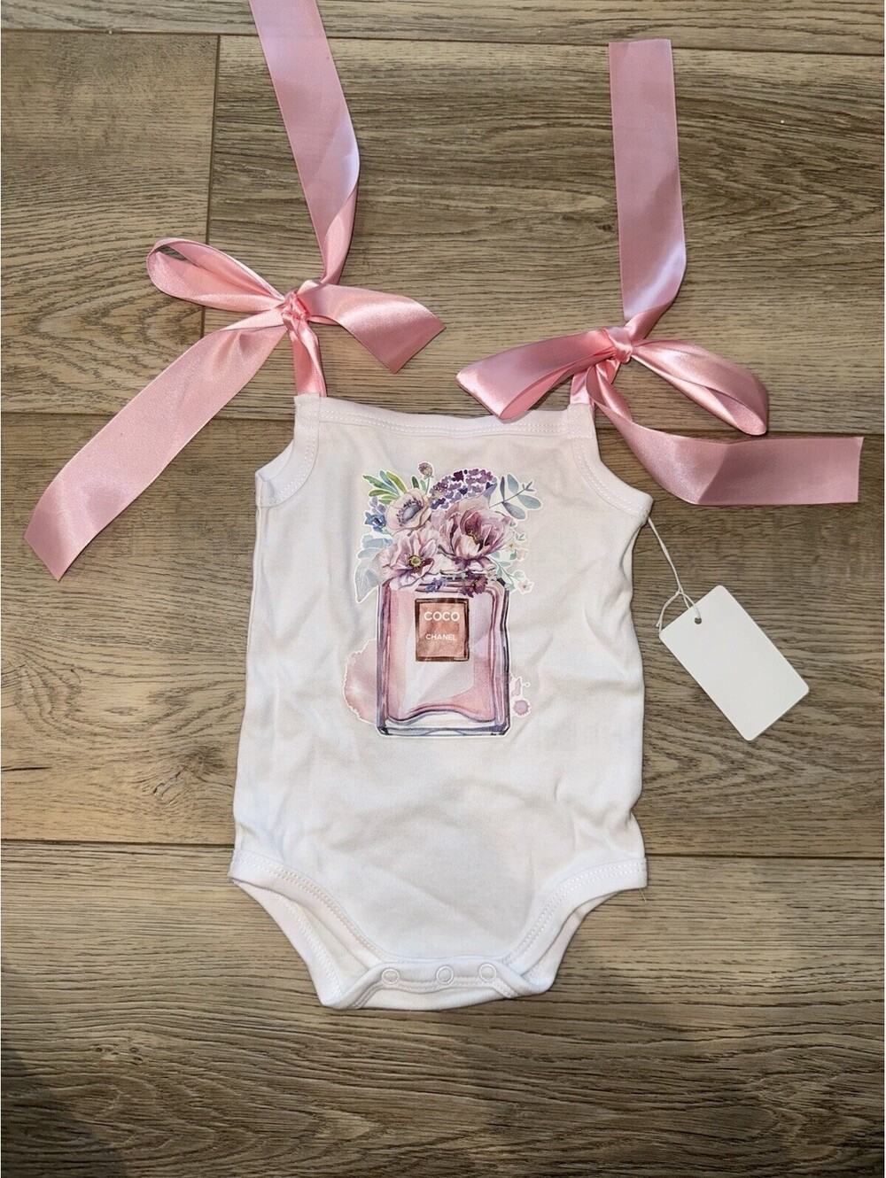 NEW! the good girl Baby Girl Glam One Piece With Ribbon Bow Detail